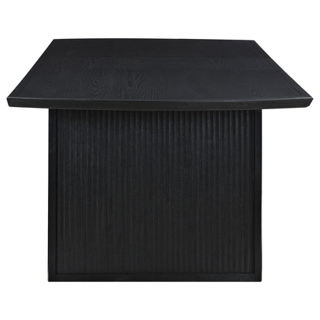 Brookmead Black 9-Piece Extension Leaf Dining Table Set by Coaster at Eve Furniture