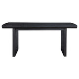 Brookmead Black Rectangular Dining Table with 18" Removable Extension Leaf by Coaster at Eve Furniture