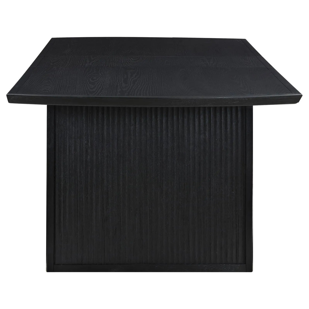 Brookmead Black Rectangular Dining Table with 18" Removable Extension Leaf by Coaster at Eve Furniture