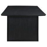 Brookmead Black Rectangular Dining Table with 18" Removable Extension Leaf by Coaster at Eve Furniture