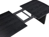 Brookmead Black Rectangular Dining Table with 18" Removable Extension Leaf by Coaster at Eve Furniture