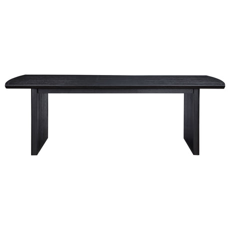Brookmead Black/Ivory 5-piece Extension Leaf Dining Table Set by Coaster at Eve Furniture