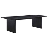 Brookmead Black/Ivory 9-piece Extension Leaf Dining Table Set by Coaster at Eve Furniture