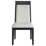 Brookmead Ivory/Black Dining Side Chair (Set of 2) by Coaster at Eve Furniture