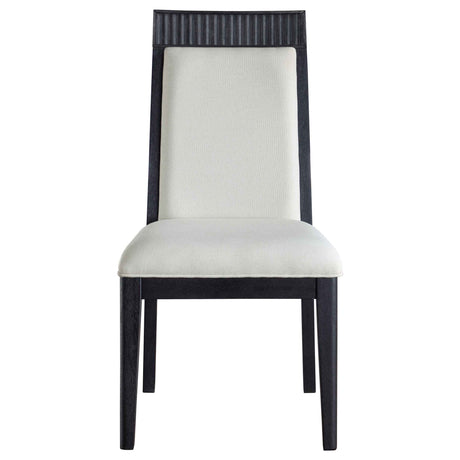 Brookmead Ivory/Black Dining Side Chair (Set of 2) by Coaster at Eve Furniture