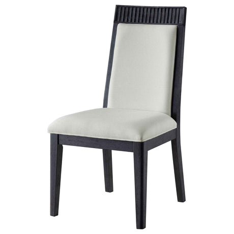 Brookmead Ivory/Black Dining Side Chair (Set of 2) by Coaster at Eve Furniture