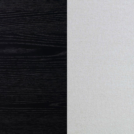 Brookmead Upholstered Dining Side Chair Ivory and Black (Set of 2) by Coaster at Eve Furniture