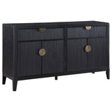 Brookmead Black 2-drawer Sideboard Buffet with Storage Cabinet by Coaster at Eve Furniture
