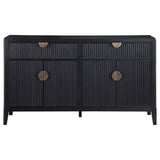 Brookmead Black 2-drawer Sideboard Buffet with Storage Cabinet by Coaster at Eve Furniture