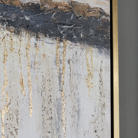 Brooks Gold/Brown Canvas by Crestview at Eve Furniture