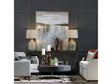 Brooks Gold/Brown Canvas by Crestview at Eve Furniture