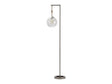 Brooks Grey/Transparent Floor Lamp by Crestview at Eve Furniture