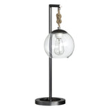 Brooks Grey/Transparent Table Lamp (Set of 2) by Crestview at Eve Furniture