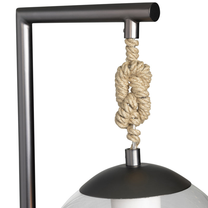 Brooks Grey/Transparent Table Lamp (Set of 2) by Crestview at Eve Furniture