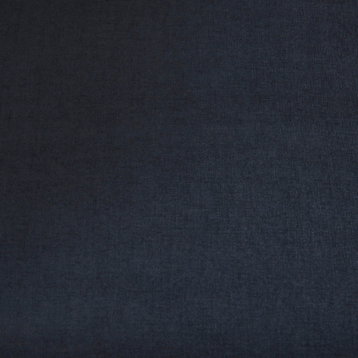 Brooks Navy Blue Fabric Three Seater Sofa W/ Medium Brown Wooden Legs by Mercana at Eve Furniture