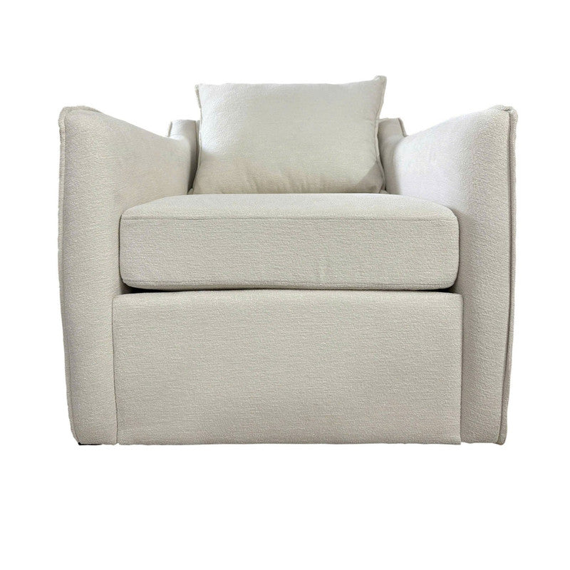 Brooks White Accent Chair by Crestview at Eve Furniture