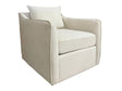 Brooks White Accent Chair by Crestview at Eve Furniture