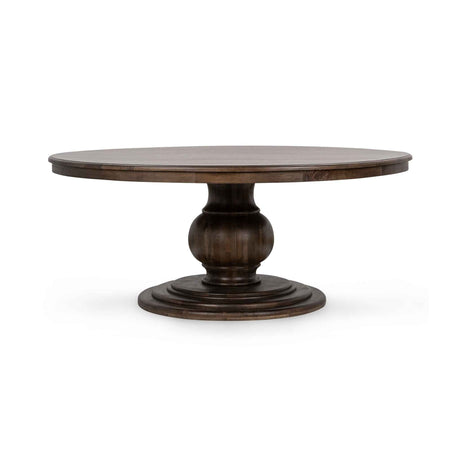 Brookside Cocoa Brown 72" Round Dining Table by Classic Home at Eve Furniture