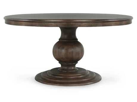 Brookside Cocoa Brown Round Dining Table by Classic Home at Eve Furniture