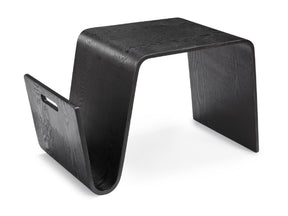 Brookside End Table in Black by Manhattan Comfort at Eve Furniture