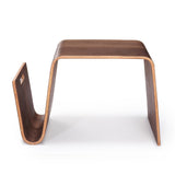 Brookside End Table in Walnut by Manhattan Comfort at Eve Furniture