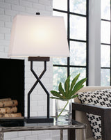Brookthrone Black Table Lamp by Ashley at Eve Furniture