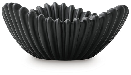 Browman Black Bowl by Ashley at Eve Furniture