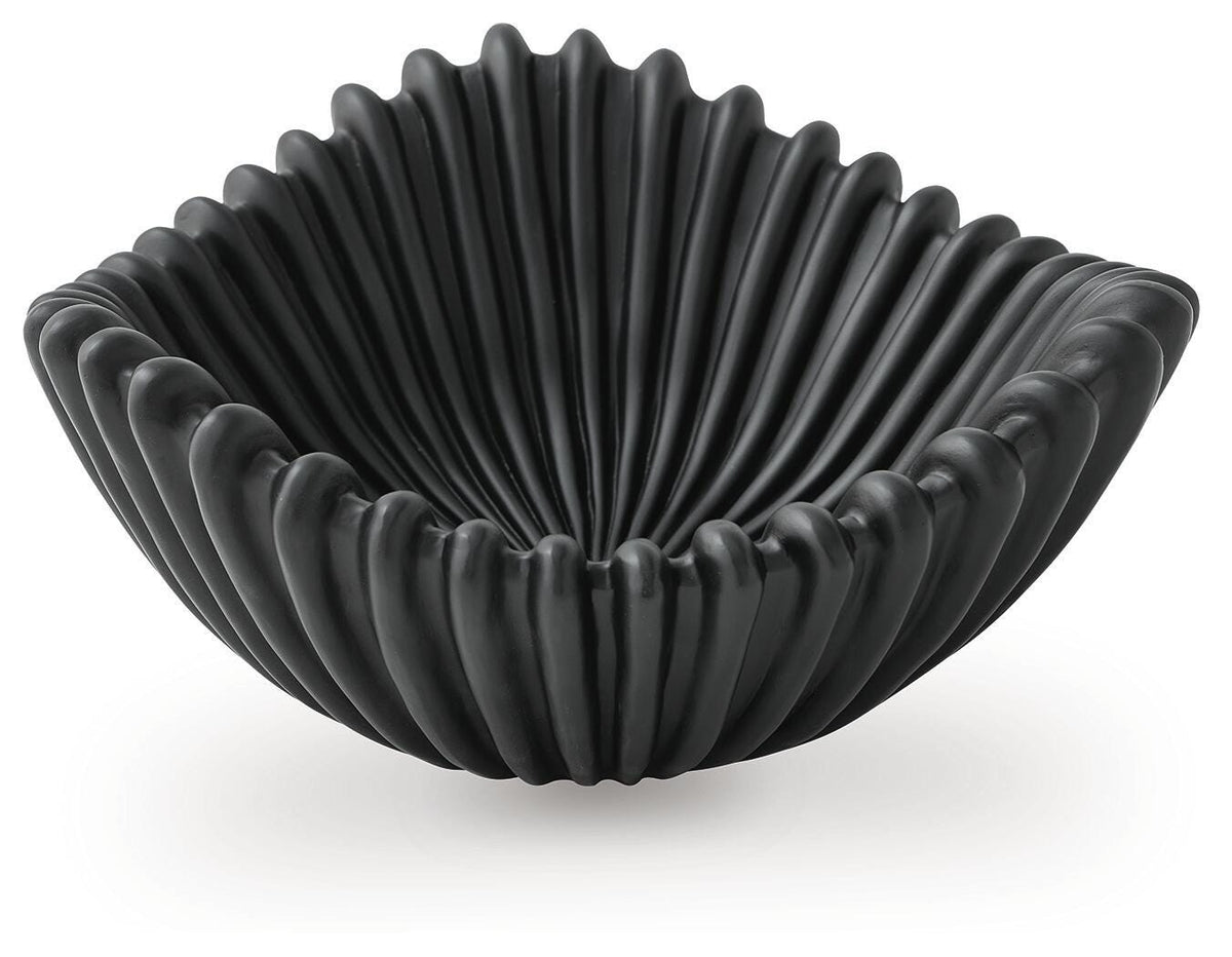 Browman Black Bowl by Ashley at Eve Furniture