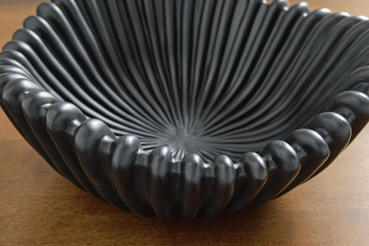 Browman Black Bowl by Ashley at Eve Furniture
