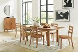 Dressonni Brown Dining Table and 6 Chairs