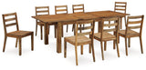 Dressonni Brown Dining Table and 8 Chairs