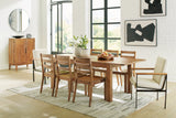 Dressonni Brown Dining Table and 8 Chairs