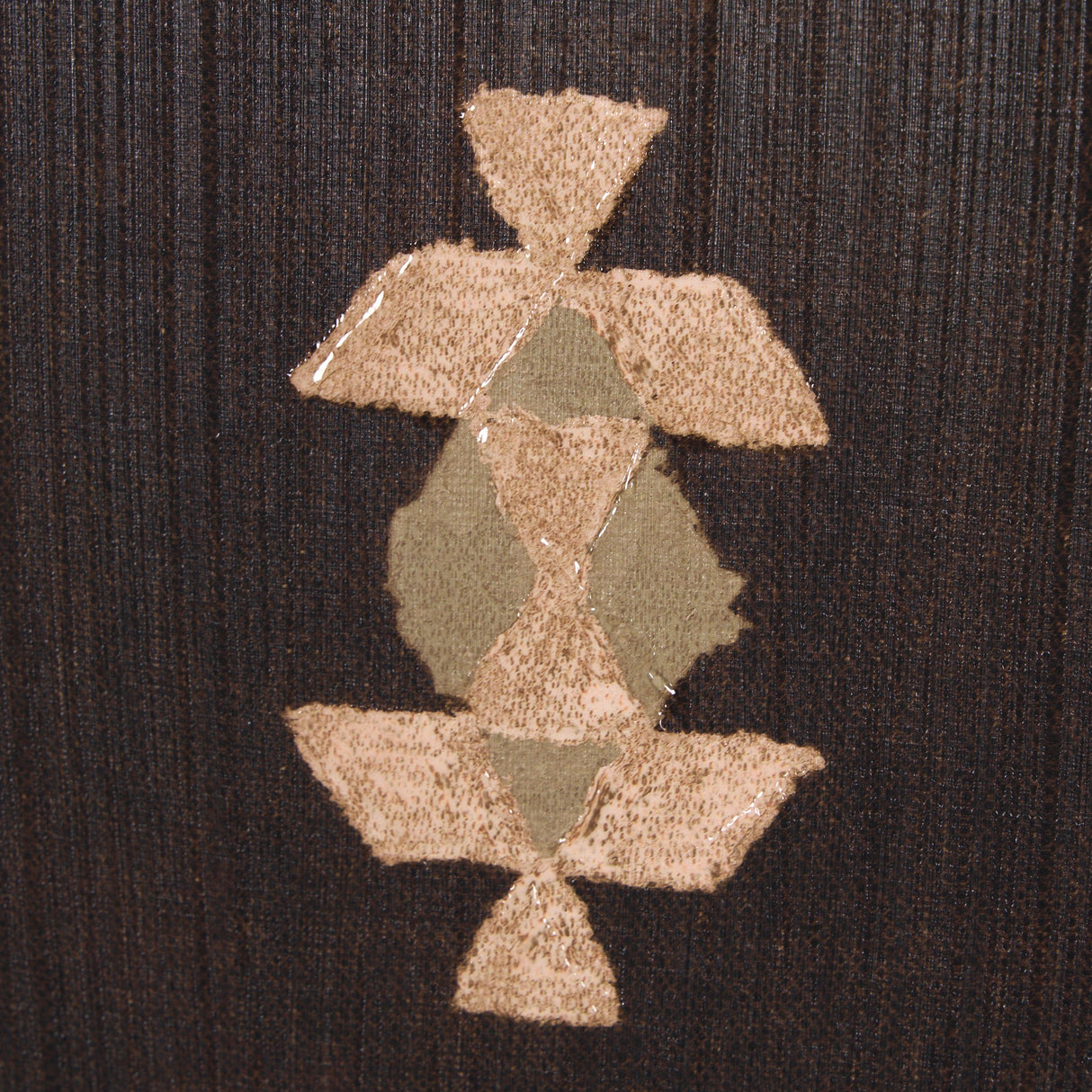 Brown Tapestry III by Mercana Studio a Hand Embellished Textured Framed Art Print by Mercana at Eve Furniture