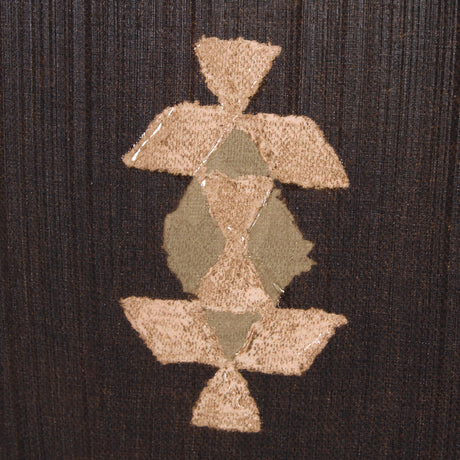 Brown Tapestry III by Mercana Studio a Hand Embellished Textured Framed Art Print by Mercana at Eve Furniture
