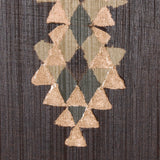 Brown Tapestry III by Mercana Studio a Hand Embellished Textured Framed Art Print by Mercana at Eve Furniture