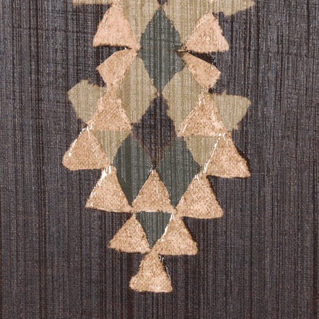 Brown Tapestry III by Mercana Studio a Hand Embellished Textured Framed Art Print by Mercana at Eve Furniture