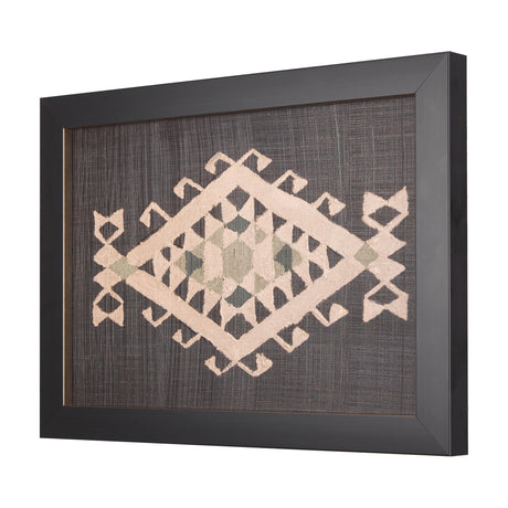 Brown Tapestry VI by Mercana Studio a Hand Embellished Textured Framed Art Print by Mercana at Eve Furniture
