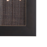 Brown Tapestry VI by Mercana Studio a Hand Embellished Textured Framed Art Print by Mercana at Eve Furniture
