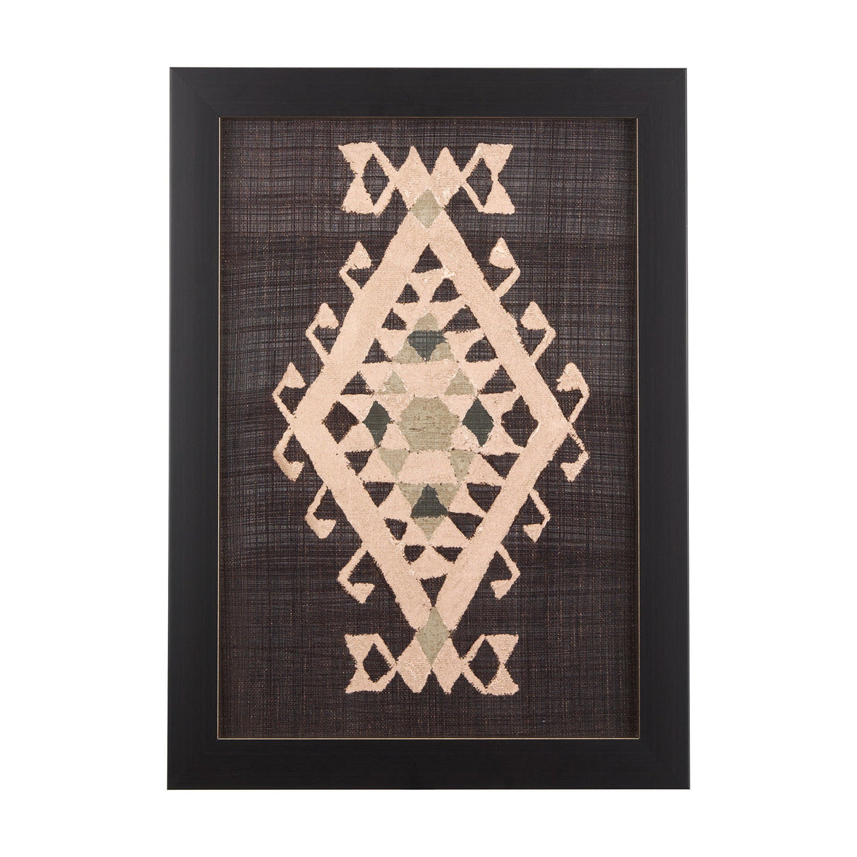 Brown Tapestry VI by Mercana Studio a Hand Embellished Textured Framed Art Print by Mercana at Eve Furniture