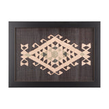 Brown Tapestry VI by Mercana Studio a Hand Embellished Textured Framed Art Print by Mercana at Eve Furniture
