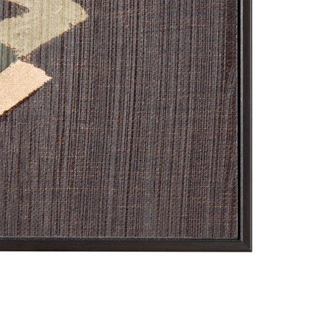 Brown Tapestry VII by Mercana Studio a Hand Embellished Textured Framed Art Print by Mercana at Eve Furniture