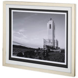 Browns Point Lighthouse by Bisig, Steve a Framed Photo Art Print Matted under Glass by Mercana at Eve Furniture