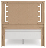 Brozmont Tan Full Panel Bed by Ashley at Eve Furniture