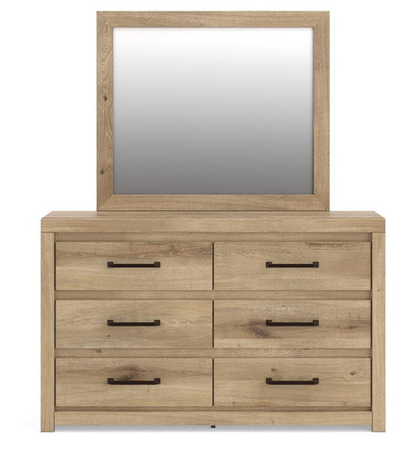 Brozmont Tan Full Panel Bedroom Set by Ashley at Eve Furniture