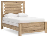 Brozmont Tan Full Panel Bedroom Set by Ashley at Eve Furniture