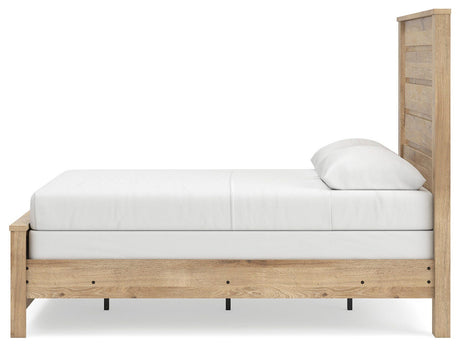 Brozmont Tan Full Panel Bedroom Set by Ashley at Eve Furniture