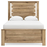 Brozmont Tan Full Panel Bedroom Set by Ashley at Eve Furniture