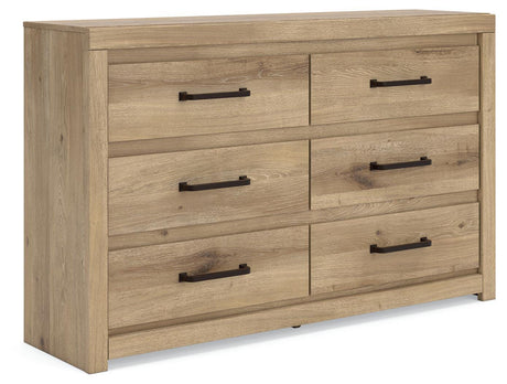Brozmont Tan Full Panel Bedroom Set by Ashley at Eve Furniture