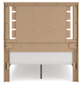 Brozmont Tan Full Platform Bed by Ashley at Eve Furniture