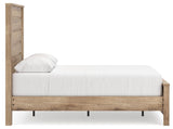 Brozmont Tan Full Platform Bed by Ashley at Eve Furniture